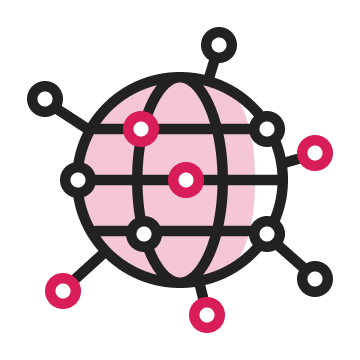 산업 생태계 활성화 및 네트워킹 아이콘